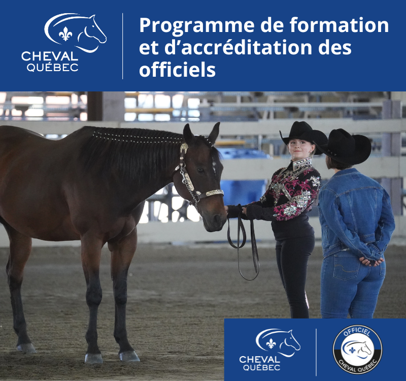 Accréditation de juge en performance western